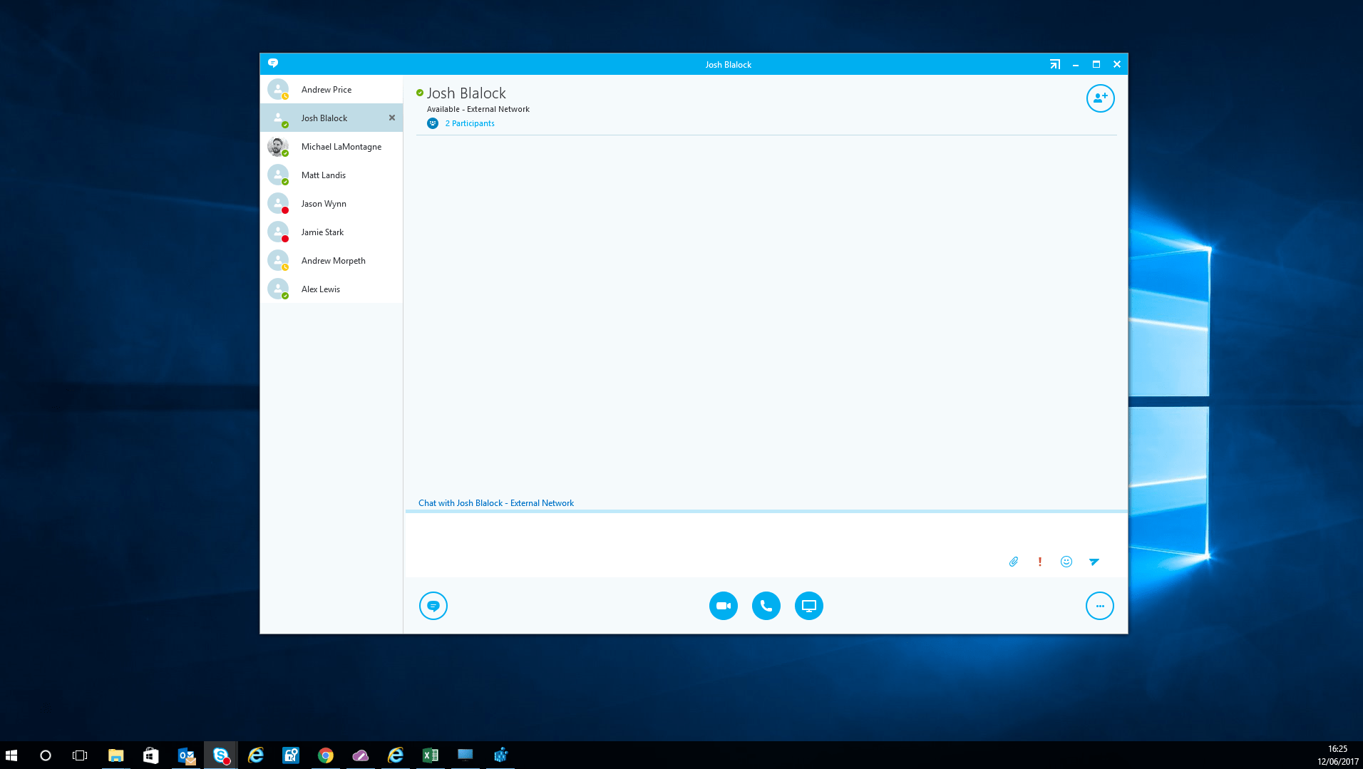 skype for business mac tabbed conversations